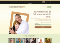 Partnersuche-50.de Screenshot